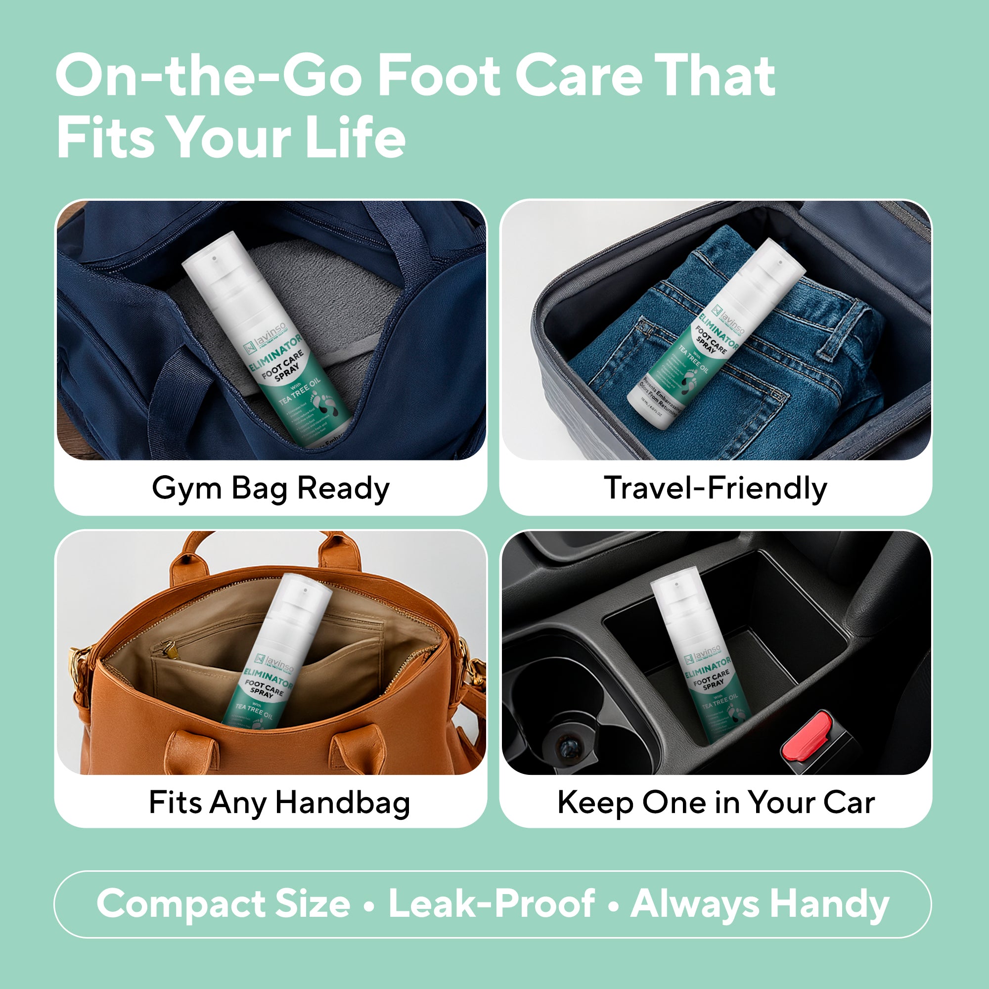 Lavinso Athlete's Foot Spray with Tea Tree Oil | Lavinso