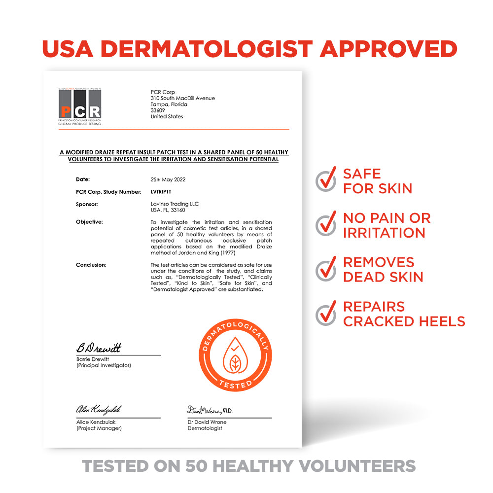 Lavinso Peach Foot Peel Mask for Dry Cracked Feet