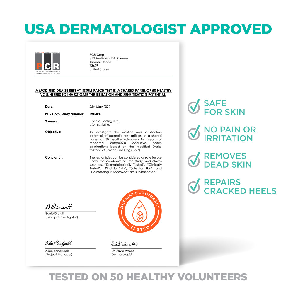 Lavinso Aloe Vera Foot Peel Mask - Dead Skin and Calluses Remover