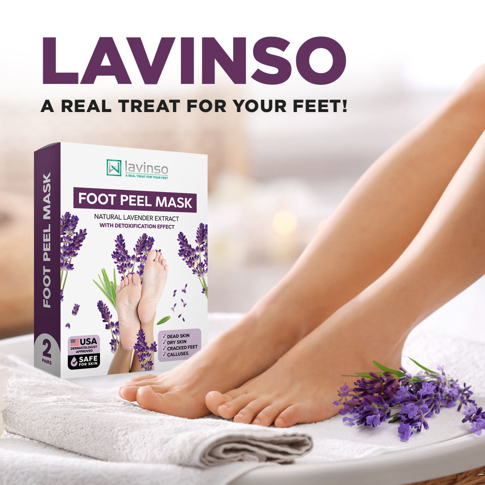 Lavinso Lavender Foot Peel Mask