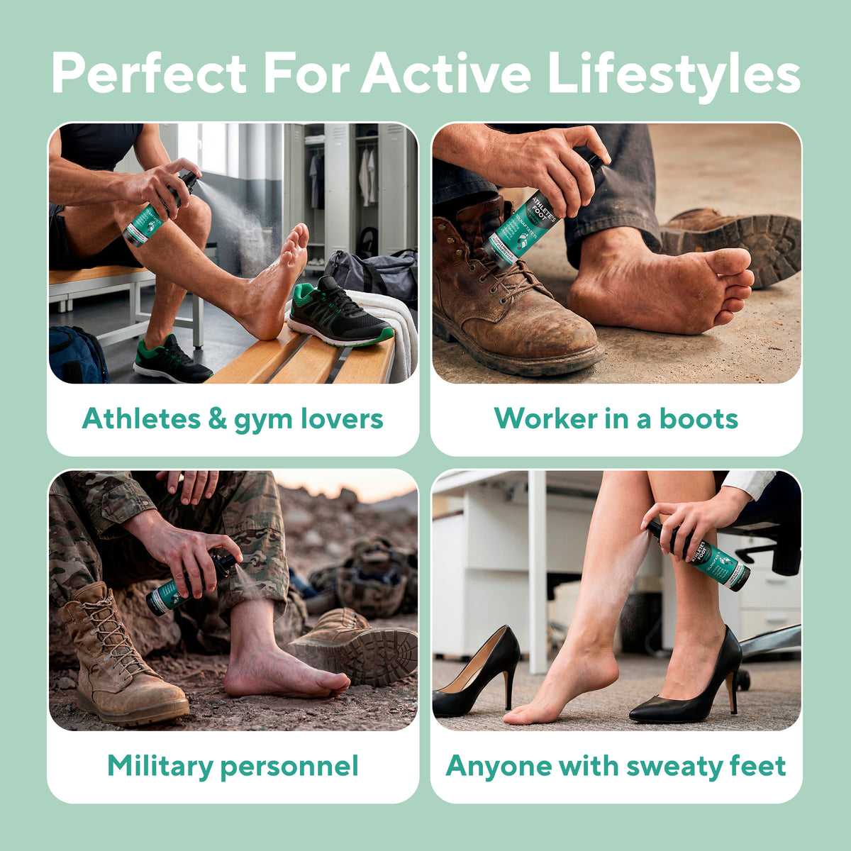 Lavinso Athlete's Foot Antifungal Spray with Tolnaftate 1%