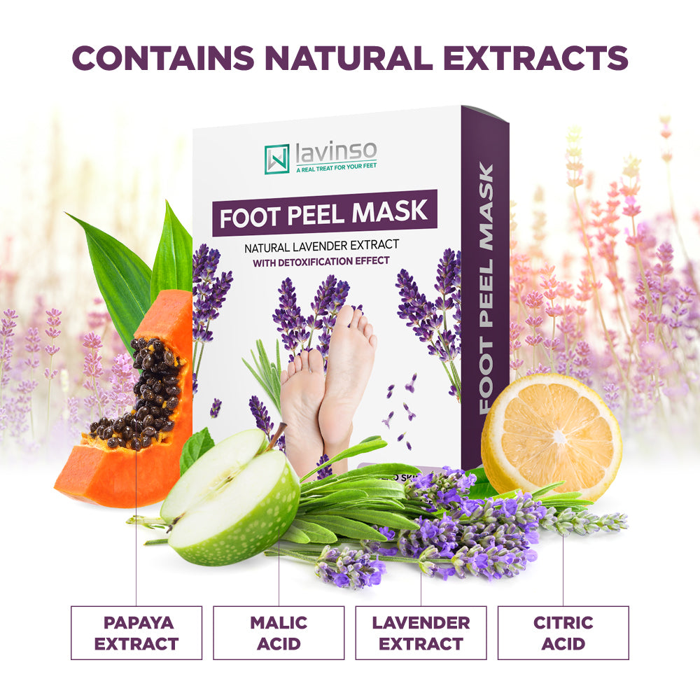 Lavinso Lavender Foot Peel Mask