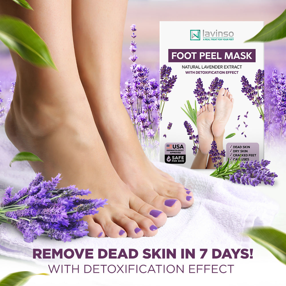 Lavinso Lavender Foot Peel Mask